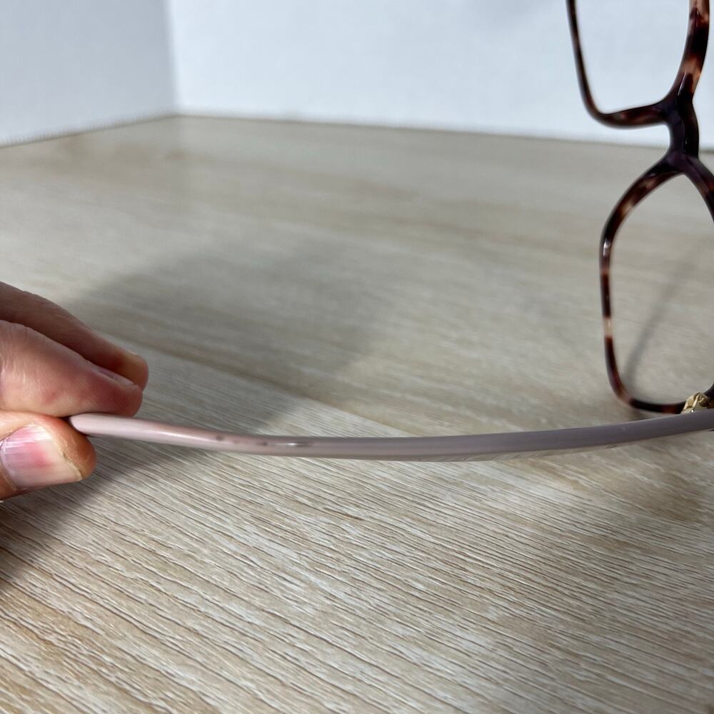 Prada VPR18T UE0-1O1 Eyeglasses Pink Tortoise Frames 53-16-140 Italy - Picture 5 of 11